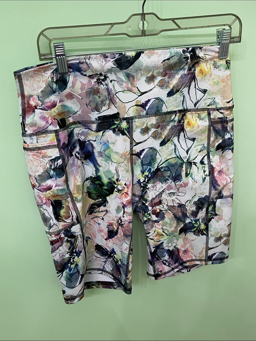 RBX Floral Print Bike Shorts - Pastel Multi
